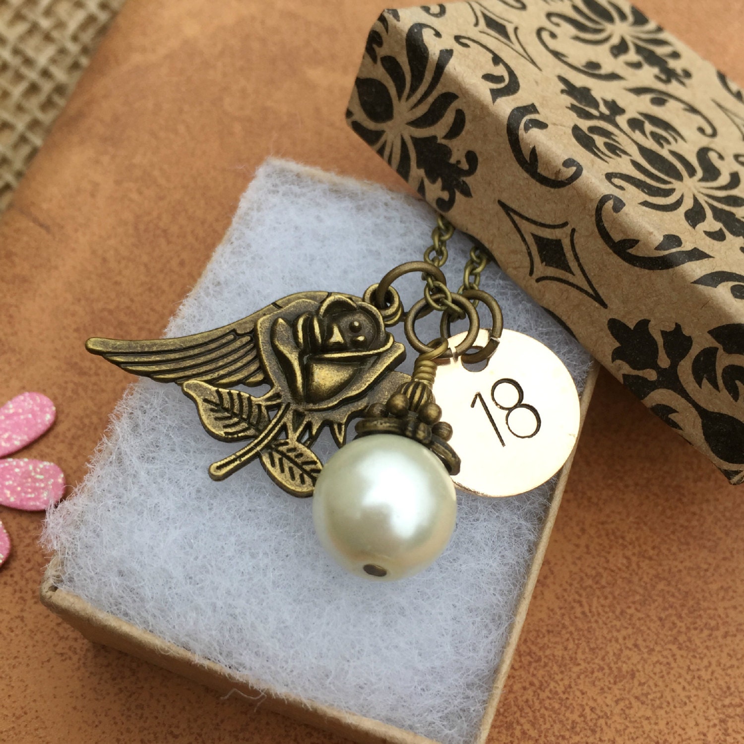 Personalised 18th Birthday Necklace Keepsake Jewellery