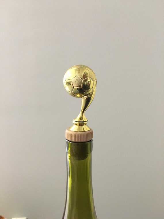 Soccer Wine Stopper Soccer Wine Topper Gift for Soccer