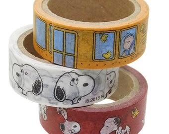 Snoopy Washi Tape Sets of 3 (86452) Price depends on order volume. Buy other items together for BETTER price.