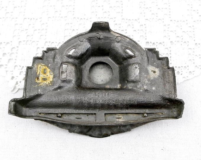 Antique Art Nouveau Eiffel Tower Ink Well and Pen Rest, Cast Metal, Souvenir of Paris, Parisian, Style, Office, Desk, Decor, Home, Interior