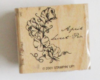 Sweet pea card | Etsy