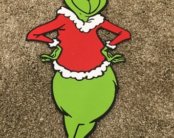 Grinch cutout | Etsy