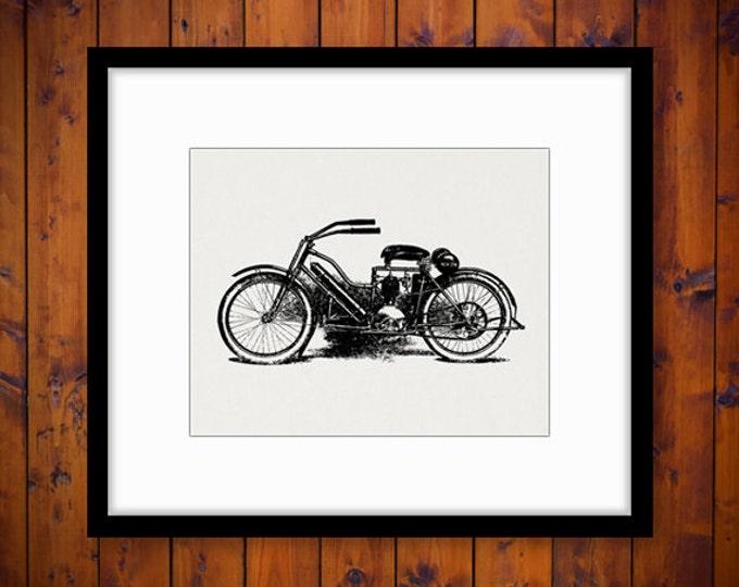 Digital Motorcycle Graphic Image Motor Bike Printable Illustration Download T-Shirts Jpg Png Eps HQ 300dpi No.3504