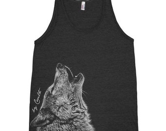 Wolf shirt | Etsy