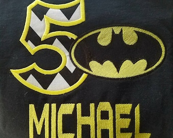 Batman Birthday Shirt Batman Logo Birthday Shirt