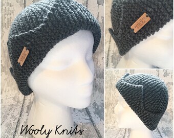 MADE to ORDER, Knit Jughead Jones hat, one size, fits child to Adult, Large Adult size, high demand
