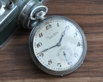 Resios Pocket Watch, Swiss Pocket Watch, Pocket Watch, Swiss Watch, Mechanical Pocket Watch, Antique Pocket Watch, Vintage Pocket Watch