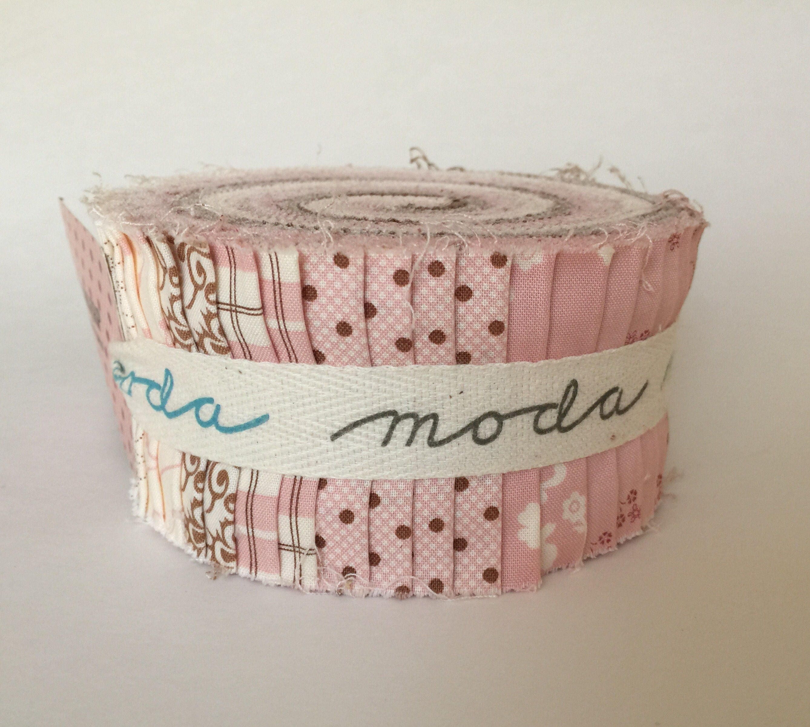 Moda jelly roll, Lily and Will, pre cut jelly roll, baby girl quilt