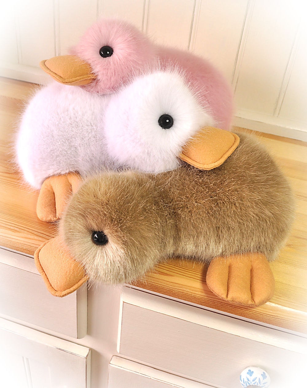 fluffy duck plush