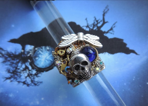Gothic steampunk jewelry. "The mysteries of the subconscious" by nataliasteampunk steampunk buy now online