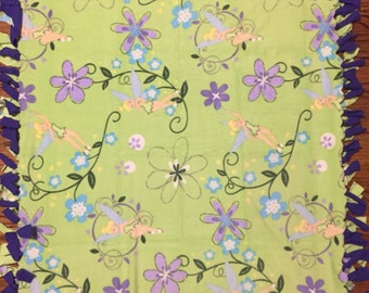 Tinkerbell Fleece Tie Blanket