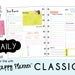 BIG Happy Planner PRINTABLE Daily Calendar Inserts / Refills