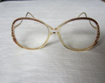 Vintage Fancy Zyloware Estate Eye Glasses in Frame