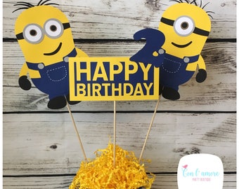 Minion centerpiece | Etsy