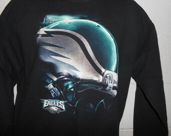 Vintage 90s Big Logo Philadelphia Eagles Sweatshirt Medium