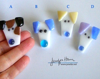 PLAYFUL PUPPY! 20 to choose from -- HAMinal brooch for dog lovers puppy pup dawg pet