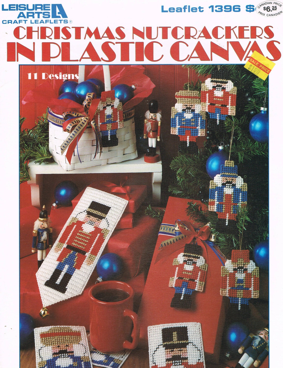 PLASTIC CANVAS PATTERN - Nutcracker Ornament Pattern - Christmas Tree ...