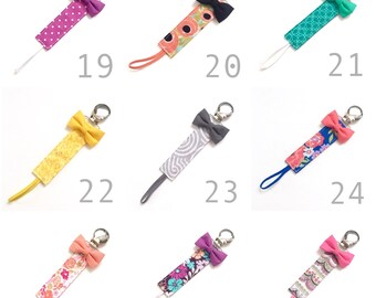 Choose 3 or more! - Pacifier Clips- Binky Clips - Short Clips