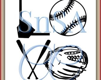 Baseball SVG Love Glove Base Bat Home Plate There's No Crying Ball Team DXF Life Mom Dad Sister Brother Coach Cheer Shirt Cup 17 Sign Decal.
