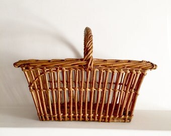 Ancien Panier Tissé Creel De Pêche – Vintage – Paniers De Pêcheur Collection