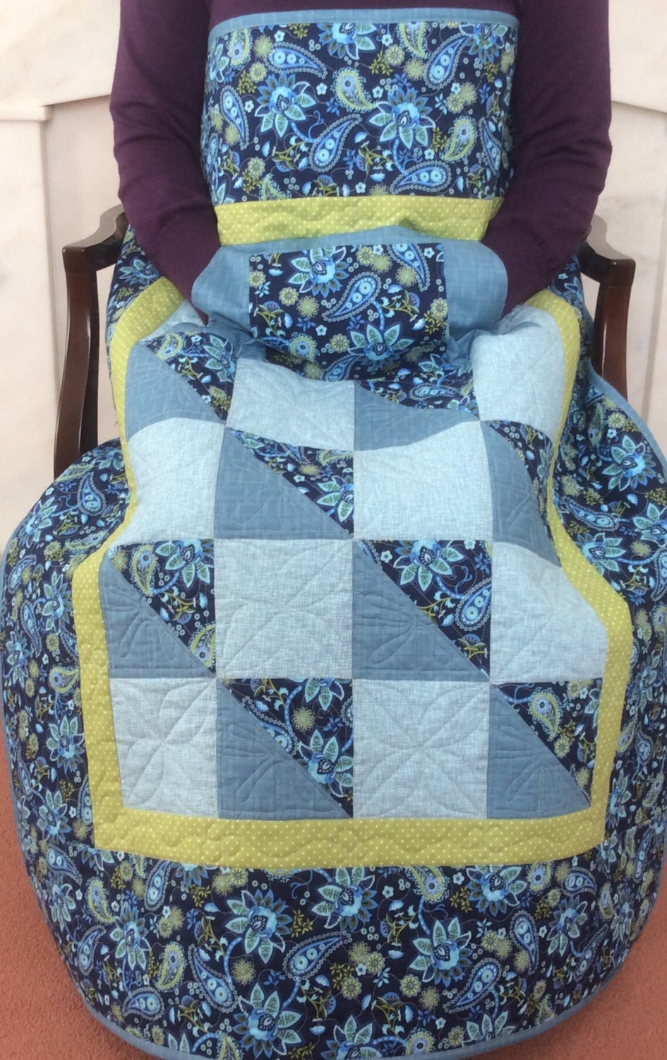 Lap Quilt With Pockets Free Shipping