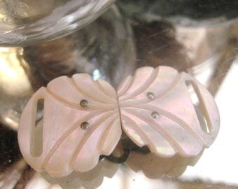 Vintage MOP Mother of Pearl 1930's Belt Buckle