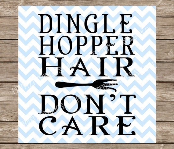 Little Mermaid Dinglehopper Hair SVG Ariel Disney by PrintzNThings