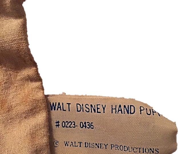 Vintage Mickey Mouse Hand Puppet Toy | Walt Disney made in Korea | Collectible Puppet Teen