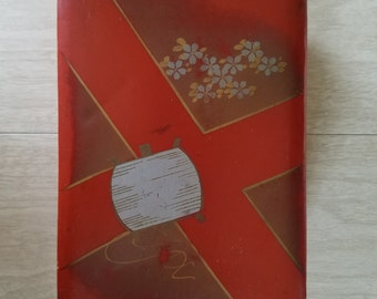 Vintage Hosiery Box Made in Japan "No Mend Silk Hosiery"