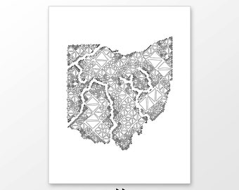 ohio state wall art | etsy ohio state wall art | etsy