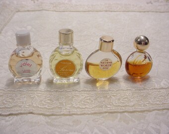 Choose One ~ Mini Vintage Paris Perfume Bottle Tiny France ~ 1/2 Full to Full