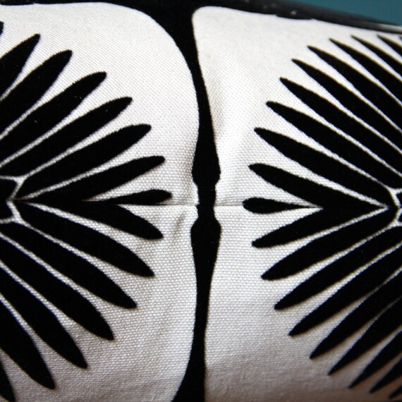 Bird Pillow Cover Black and White Pillow Cover Monochrome