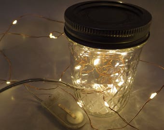 Fairy lights, LED String 7 feet long lights battery powered warm white micro led 2.2M
