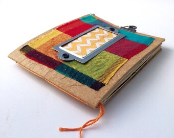Mini Journal, Junk Journal, Scrap Album, Travel Journal, Sister Birthday Gift, Vacation Memory Book, Memory Keeping, Ticket Stub Album