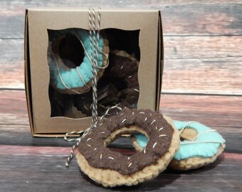 Felt Donuts: Pretend Play, Play Food, Photo Prop