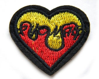Embroidered Heart Appliqué