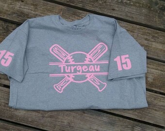 mlb monogram tee