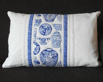 Delft blue pillow Etsy