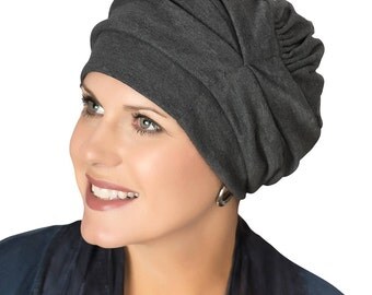 100% Cotton Trinity Turbans- 3 Way Head Covering for Women | Slouch Hat | Cancer Hats | Cute Hats for Cancer Patients | Chemo Hats & Caps