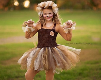 Lion costume - lion tutu - girls dress up - girls gift ideas - Christmas gifts for girls - girls costume - dresses for girls - lion dress