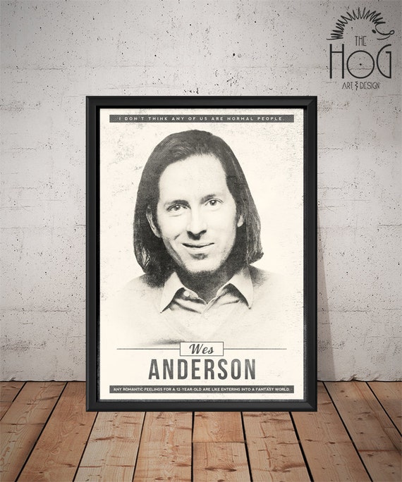 Wes Anderson Unique Quote Poster Design