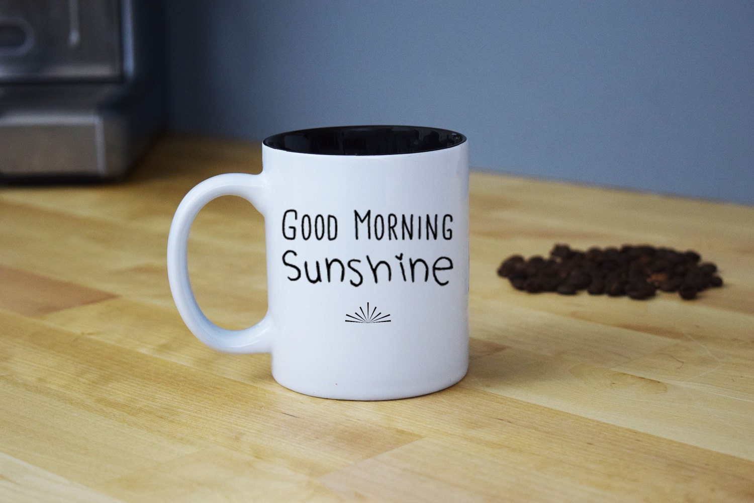 Engraved Coffee Mug Good Morning Sunshine by TimelessTreasuresUSA