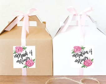 Bridesmaid gift box / Will you be my bridesmaid box / Maid of Honor gift box / Will you be my maid of honor / GBW-36