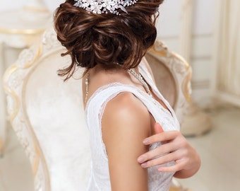 Bridal hair comb Rhinestone hair comb Crystal hair comb Bridal hair piece Wedding hair comb Rhinestone hair piece Crystal hair piece