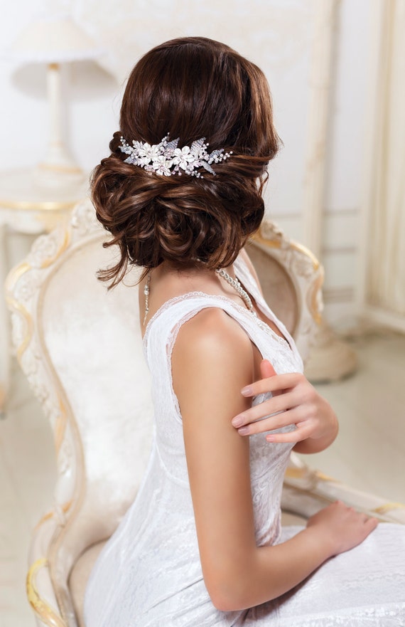 Bridal hair comb Rhinestone hair comb Crystal hair comb Bridal hair piece Wedding hair comb Rhinestone hair piece Crystal hair piece