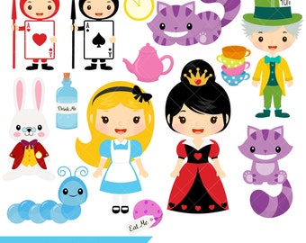 Alice in Wonderland Clipart
