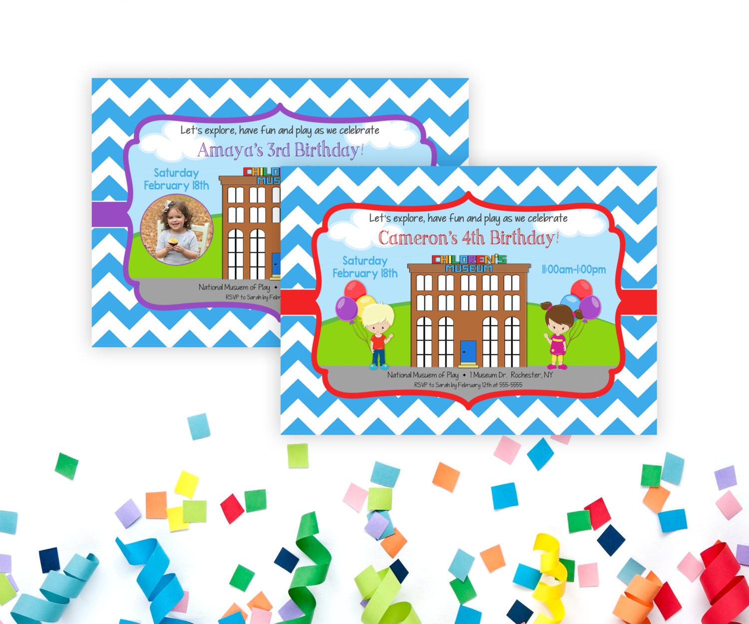 Museum Birthday Invitation Childrens Museum Museum Birthday