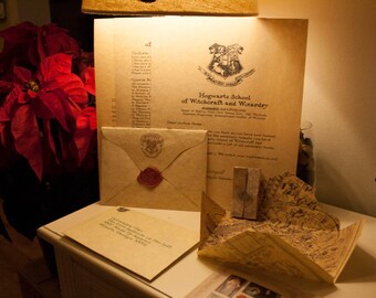 You or your child's very own Custom Hogwart's Acceptance Letter!