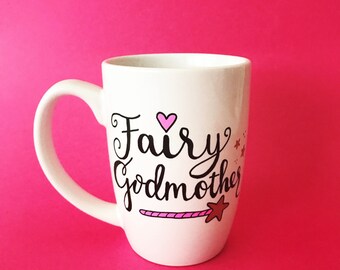 Godmother Gift, Fairy Godmother, Will You Be My Godmother, Godmother Mug, Fairy Godmother Mug, Gifts For Godparents, Godparent Gift