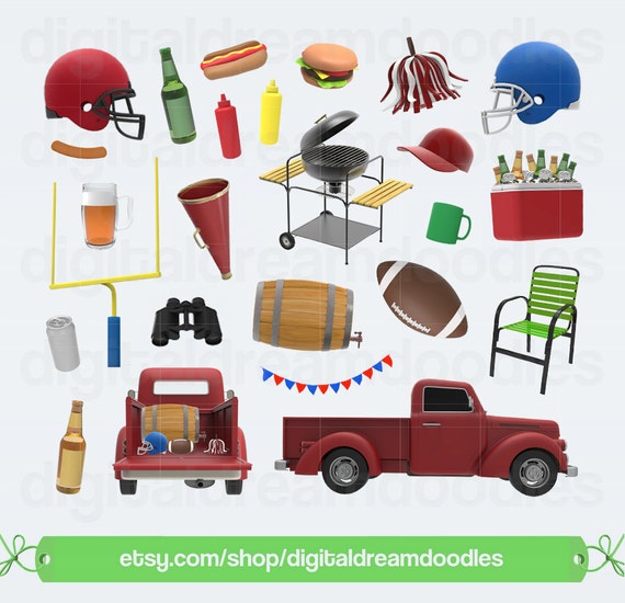 football tailgate clipart - photo #46